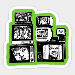 OIL ON GREEN SCREEN 𝕸1 Sticker